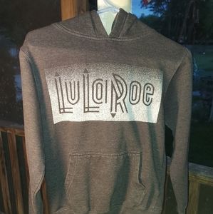 Womens Lularoe Gray Hoodie size Medium